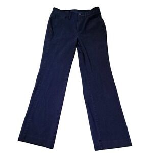 Chico's Dark Wash Wide Leg Trousers Size 00R US 2 Regular Indigo Blue Pants